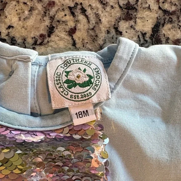 Classic Southern Smocks Frozen Elsa Dress - Picture 3 of 6